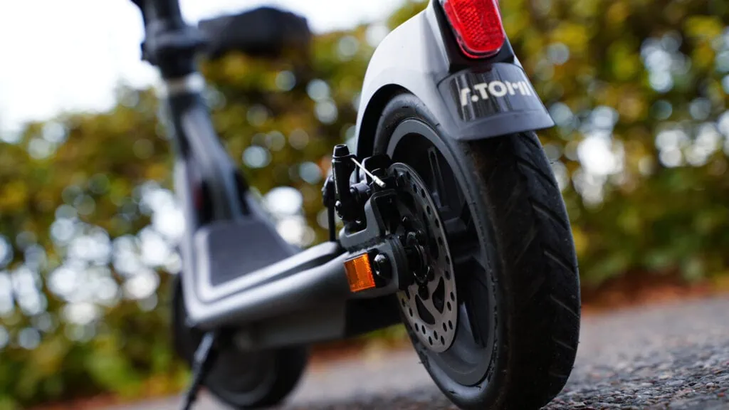 Atomi E20ย Review: A Hidden-Gem Entry-level Scooter 36 Atomi E20 rear closeup