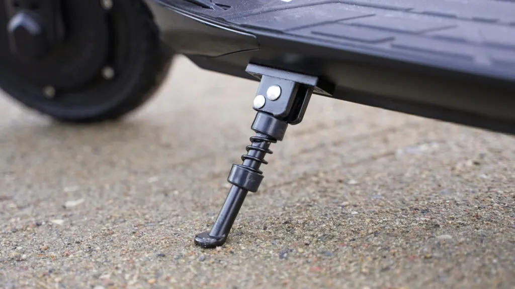 Fluid Mosquito Review: Smaller, Faster, Better? 58 Close-up of the kickstand on the Fluid Mosquito
