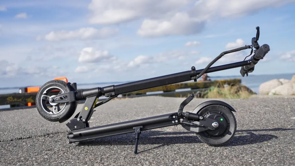 fluid Horizon Electric Scooter Review 46 Fluid Horizon electric scooter folded