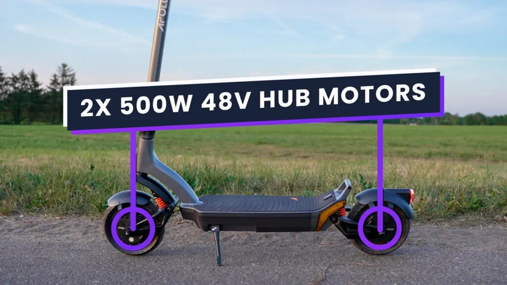 Apollo City Pro Review: My Favorite Dual-Motor Commuter 27 Hub motors on Apollo City Pro 2023