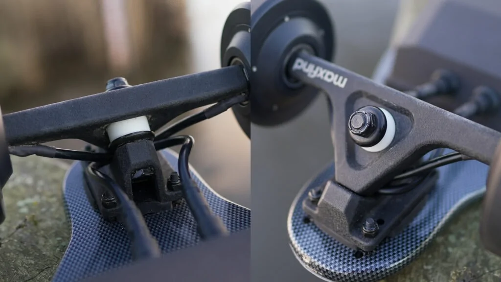 Maxfind Max4 Pro Review - An Innovative Lightweight Electric Skateboard 36 Maxfind Max4 Pro truck and bushings