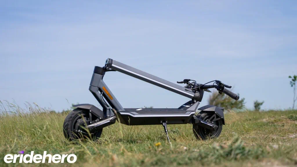 Punk Rider Pro Review: A New Mid-Range Champion? 27 Punk Rider Pro electric scooter folded
