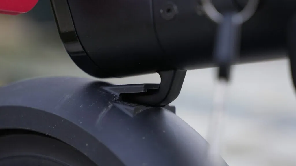 TurboAnt X7 Max Review: Portability & Performance at a Low Price 56 Rear fender hook point on the TurboAnt X7 Max
