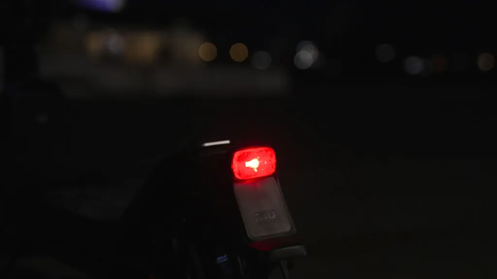 NIU KQi3 Pro Review: A Level-Up For Commuter Scooters 77 Taillight on NIU KQi3 Pro