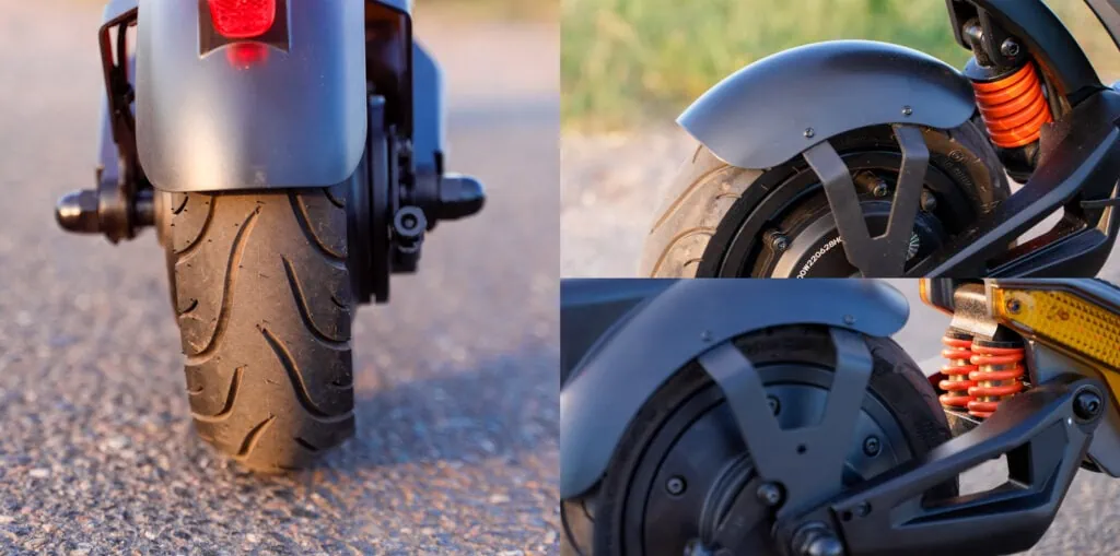 Apollo City Pro Review: My Favorite Dual-Motor Commuter 35 Tires and suspension on Apollo City Pro 2022