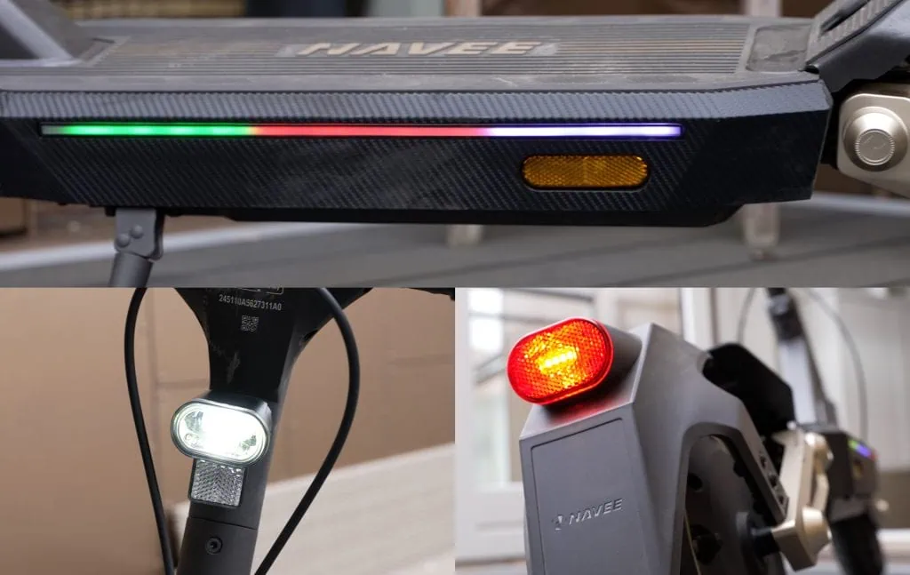 Navee ST3 Pro Review: The Most Complete Commuter Scooter? 24 visiblity setup on Navee ST3 Pro