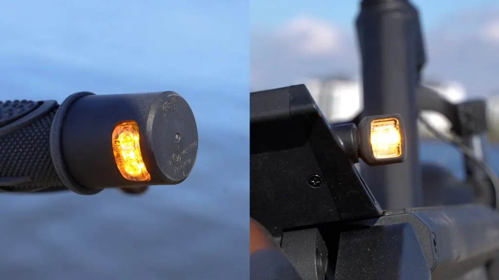 Vmax VX2 Hub Review: The Performance King of Commuters 27 Vmax VX2 Hub turn signals