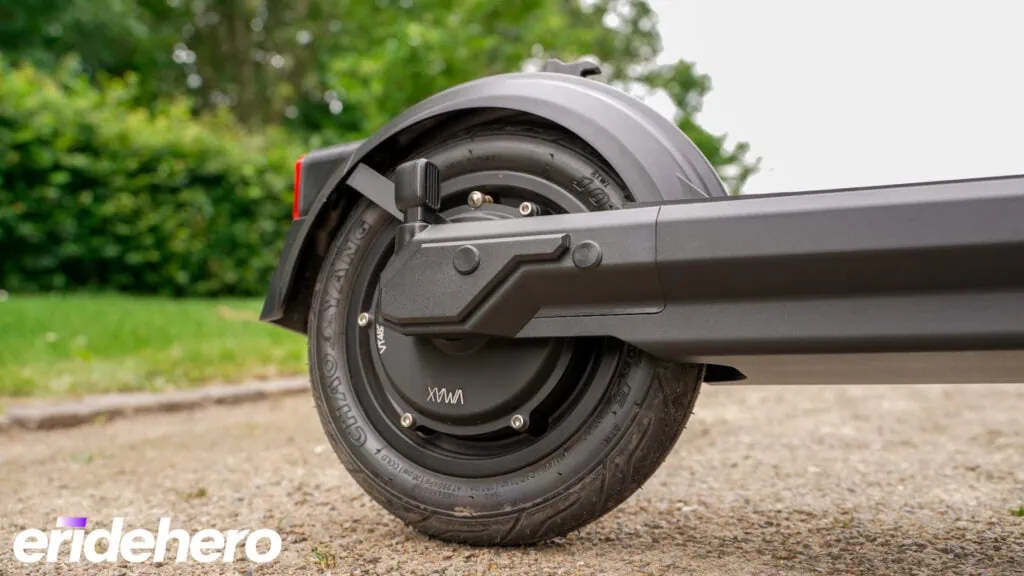 Vmax VX2 Pro Review: Longest Range under $1K 18 Vmax VX2 Pro rear wheel